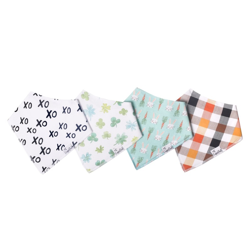 Copper Pearl Holiday Bandana Bibs