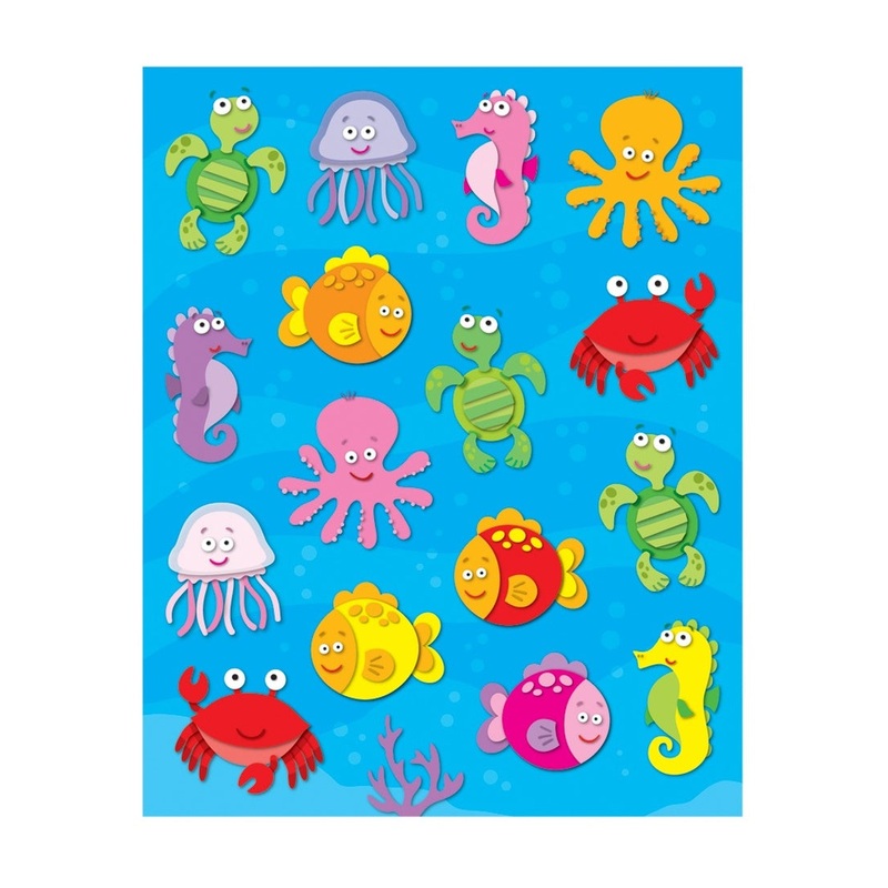 Sea Life Shape Stickers