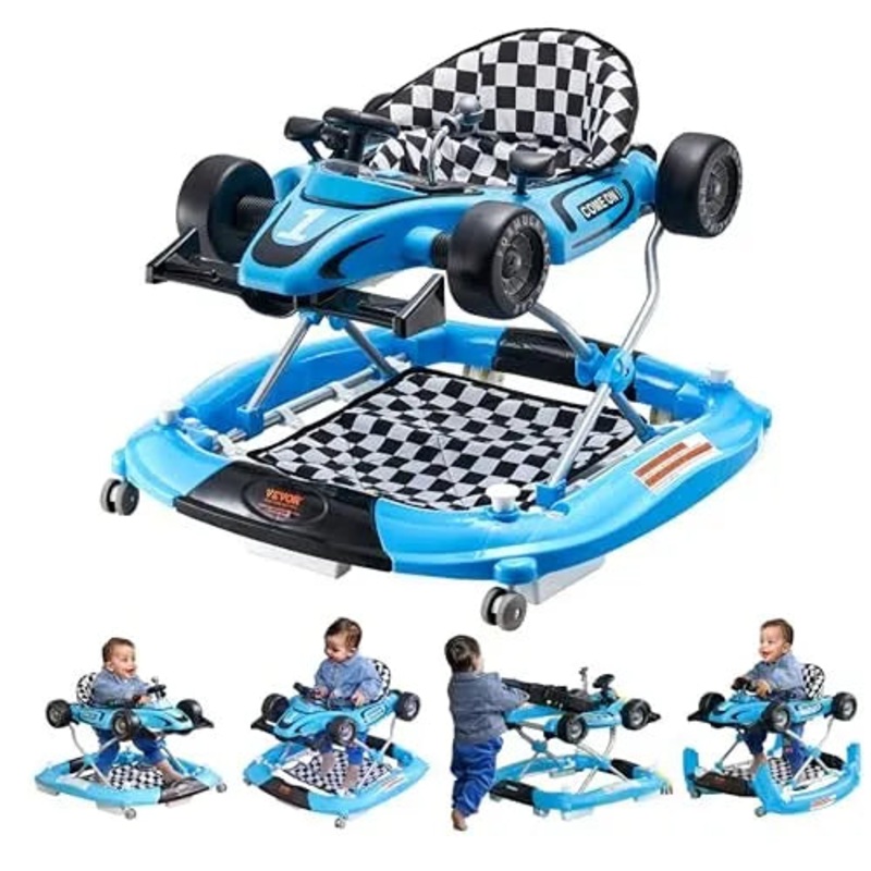 4-in-1 Baby Walker – Blue