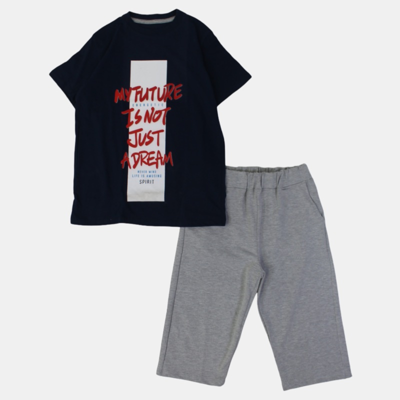 Boys Cotton Pajama Set  “Nature is Not Just a Dream” Design