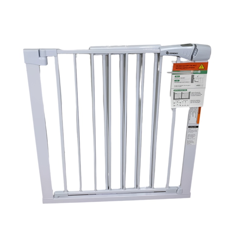 COMOMY Extra Wide Baby Gate, White, 48.8″W x 36″H