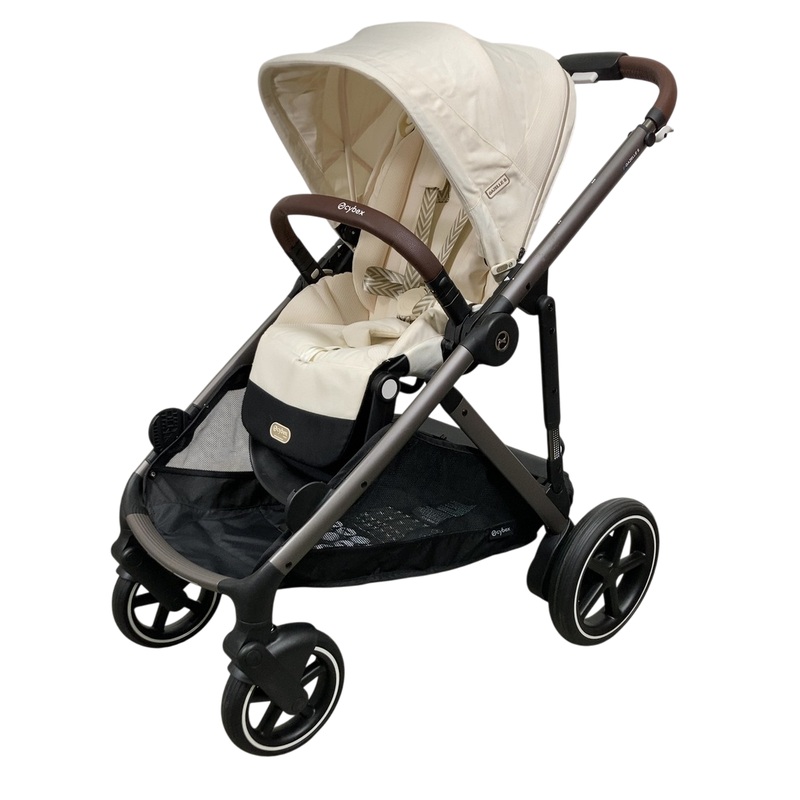 Cybex e-Gazelle S Stroller, 2024, Seashell Beige, Taupe