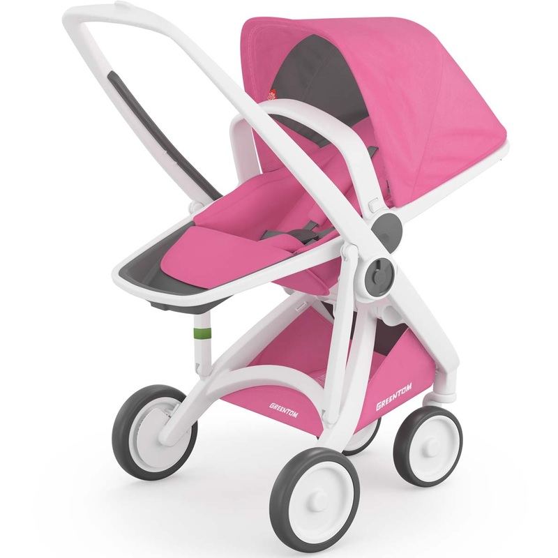 Greentom Reversible Stroller – White/Pink
