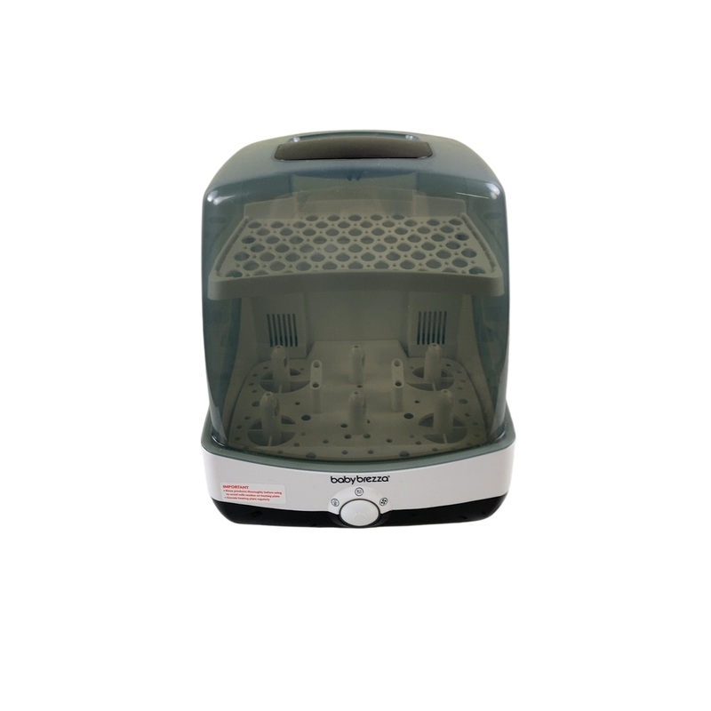 Baby Brezza Superfast Sterilizer Dryer, White on Black