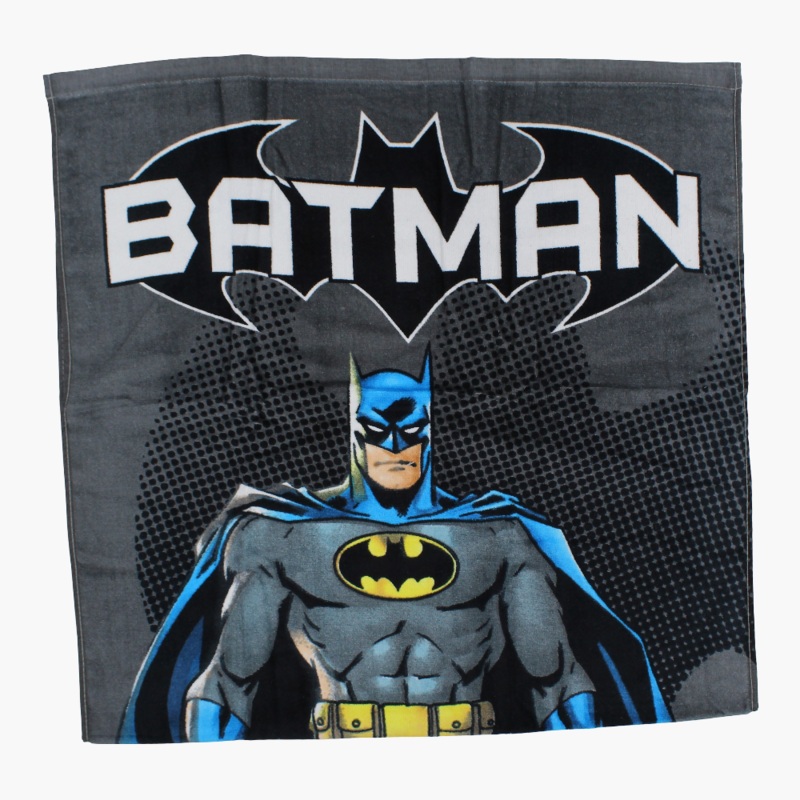 Boys Beach Towel  Grey with Batman Print (60120 cm)