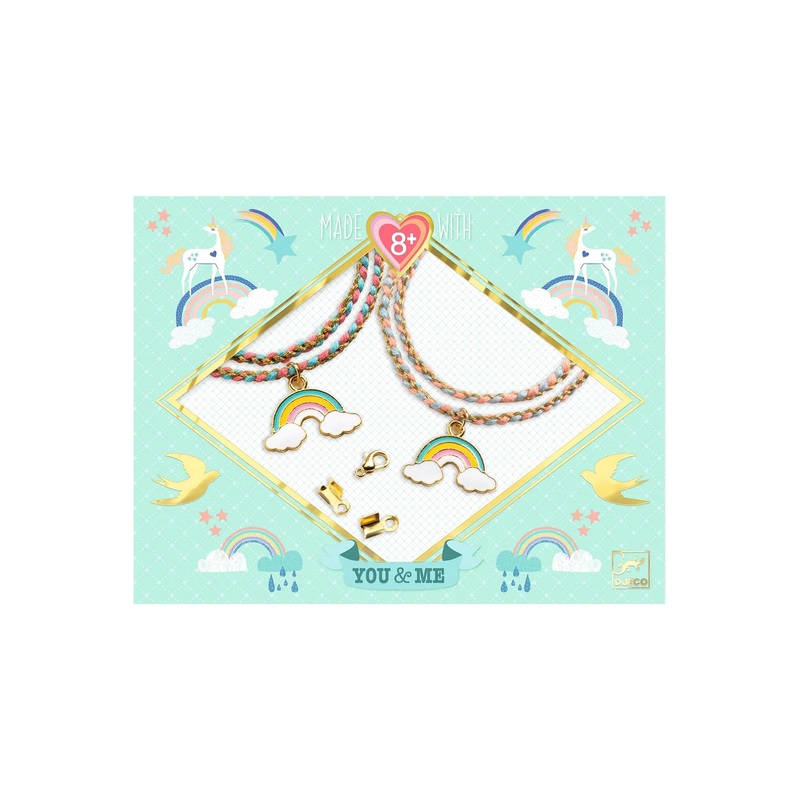 Djeco You & Me – Rainbow Kumihimo Jewelry Set