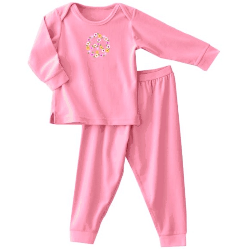 Halo ComfortLuxe Flannel Feel 2 Piece Set in Pink Peace – 6-9 Months