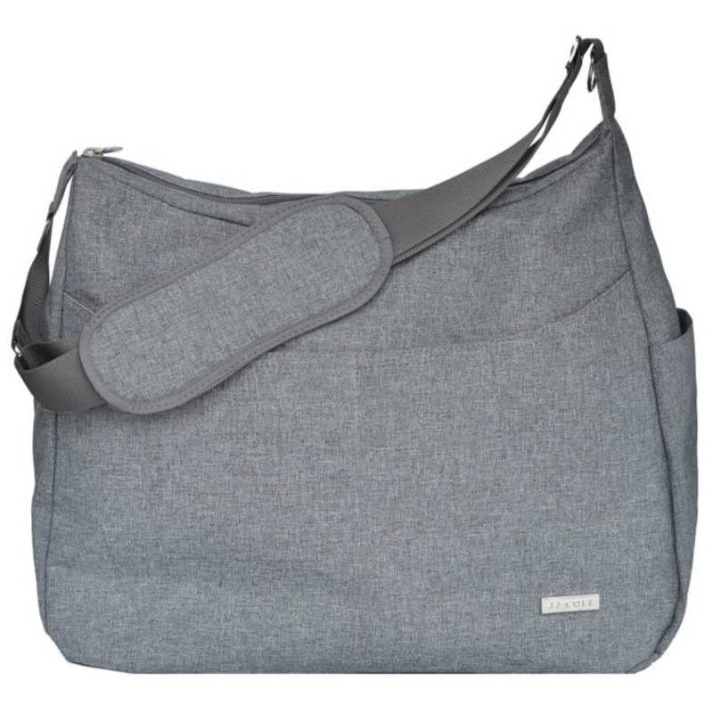 JJ Cole Linden Diaper Bag – Gray Heather