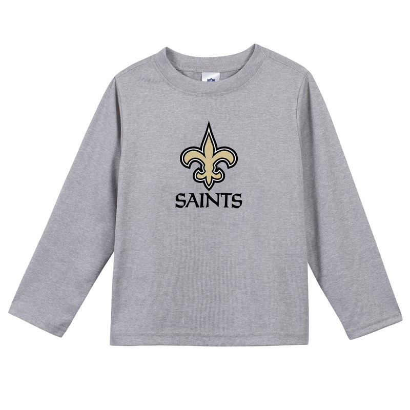 New Orleans Saints Boys Long Sleeve Tee Shirt
