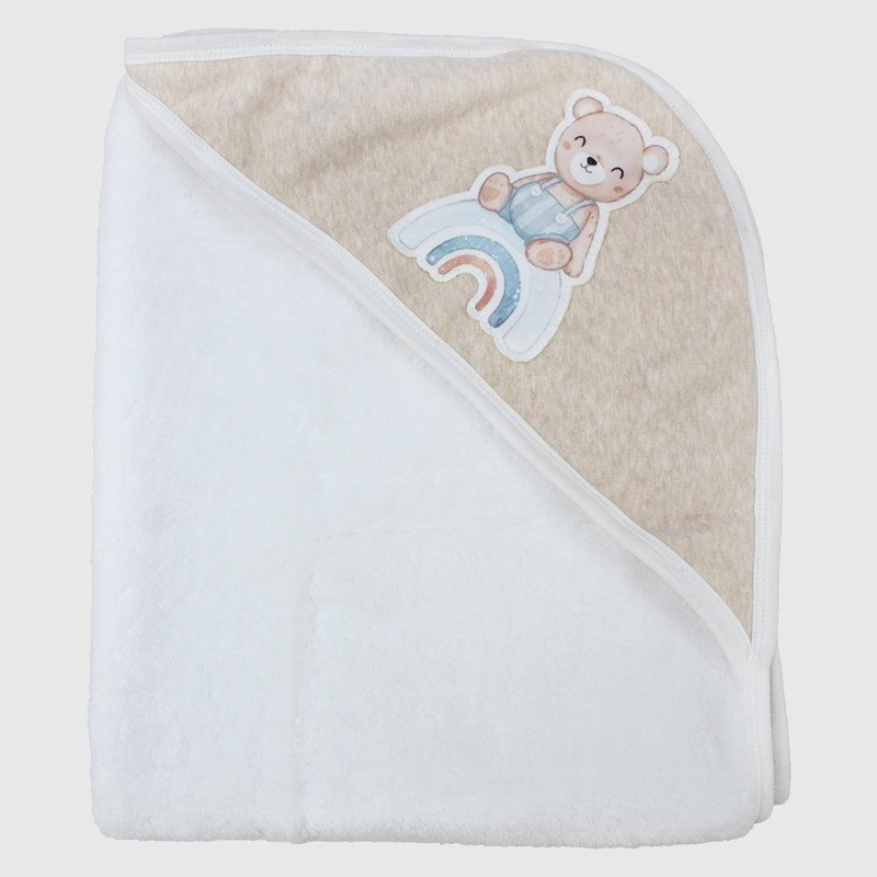 Rainbow Bear Comfy Baby Blanket