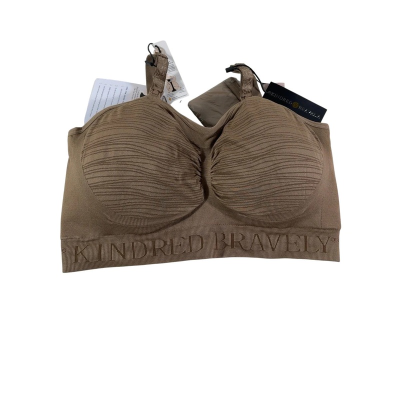 Kindred Bravely Sublime Hands-Free Pumping & Nursing Bra, Latte, Regular, X-Large