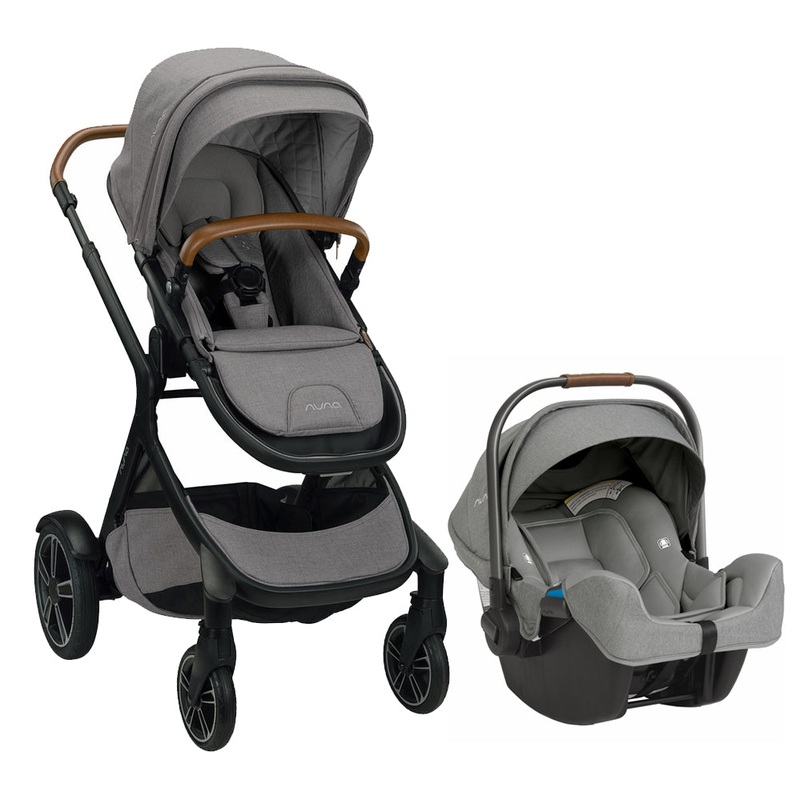 Nuna DEMI Grow + PIPA Travel System Bundle – Frost/Frost