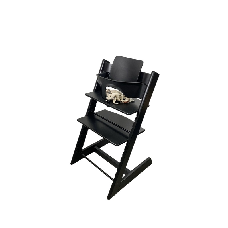 Stokke Tripp Trapp High Chair With Baby Set, 2, Black