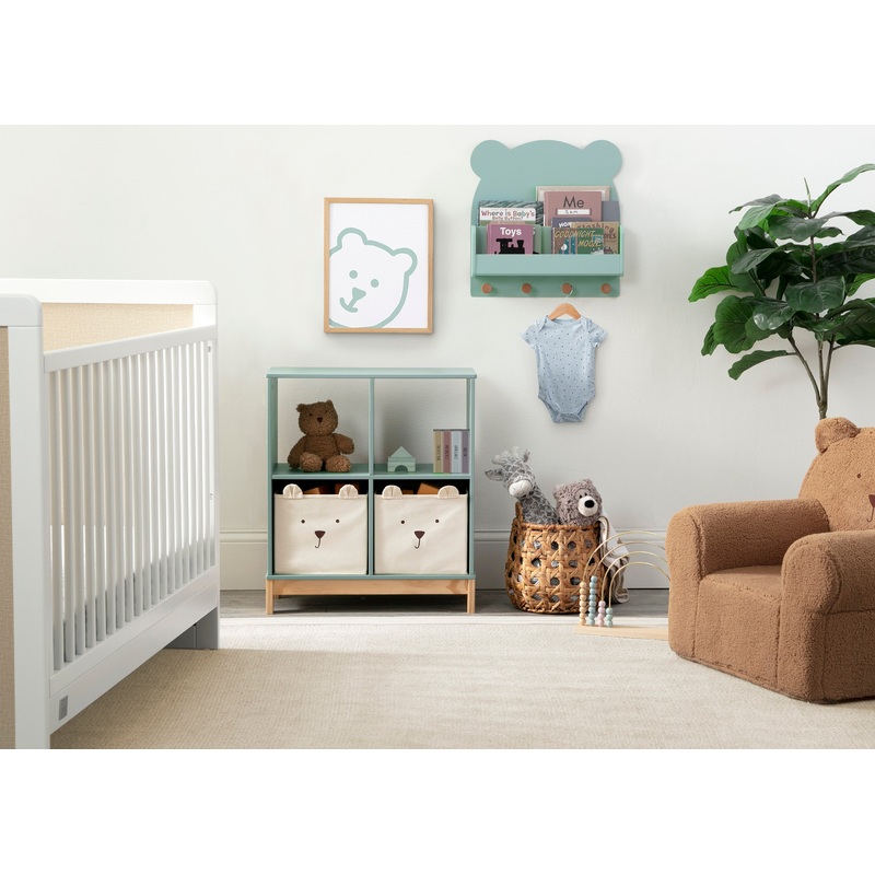 Brannan Bear Bookcase with Bins
