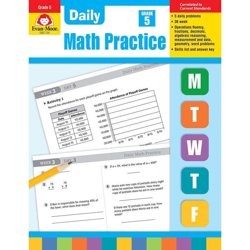 Daily Math Practice – Grade 5