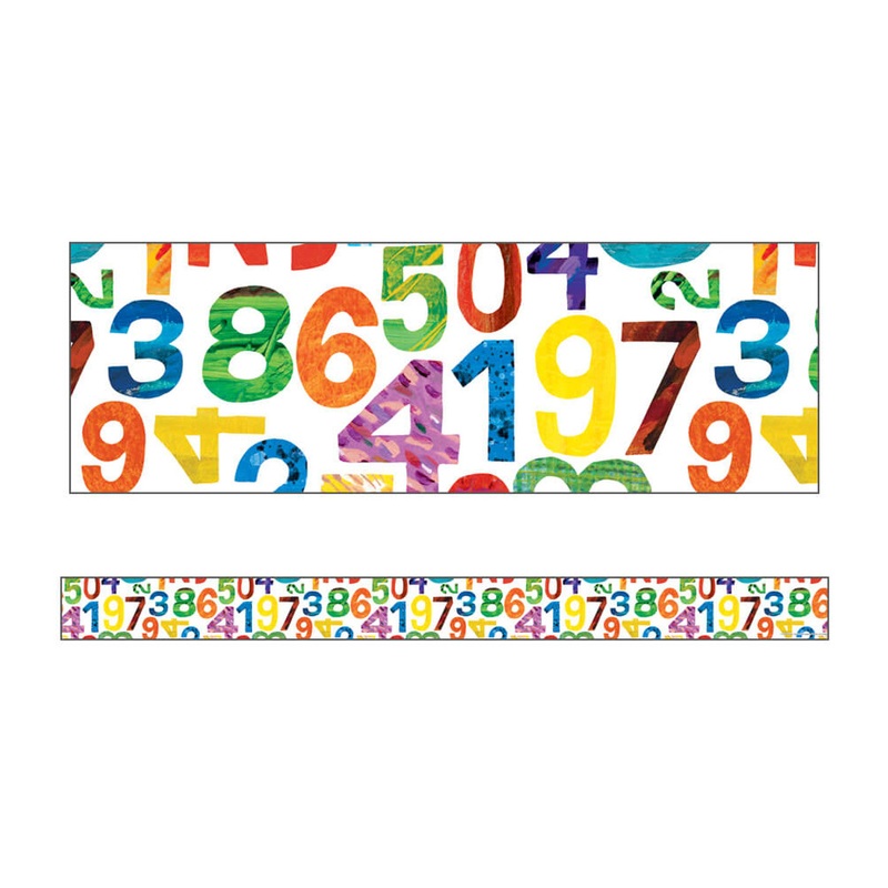 Eric Carle Numbers Straight Borders