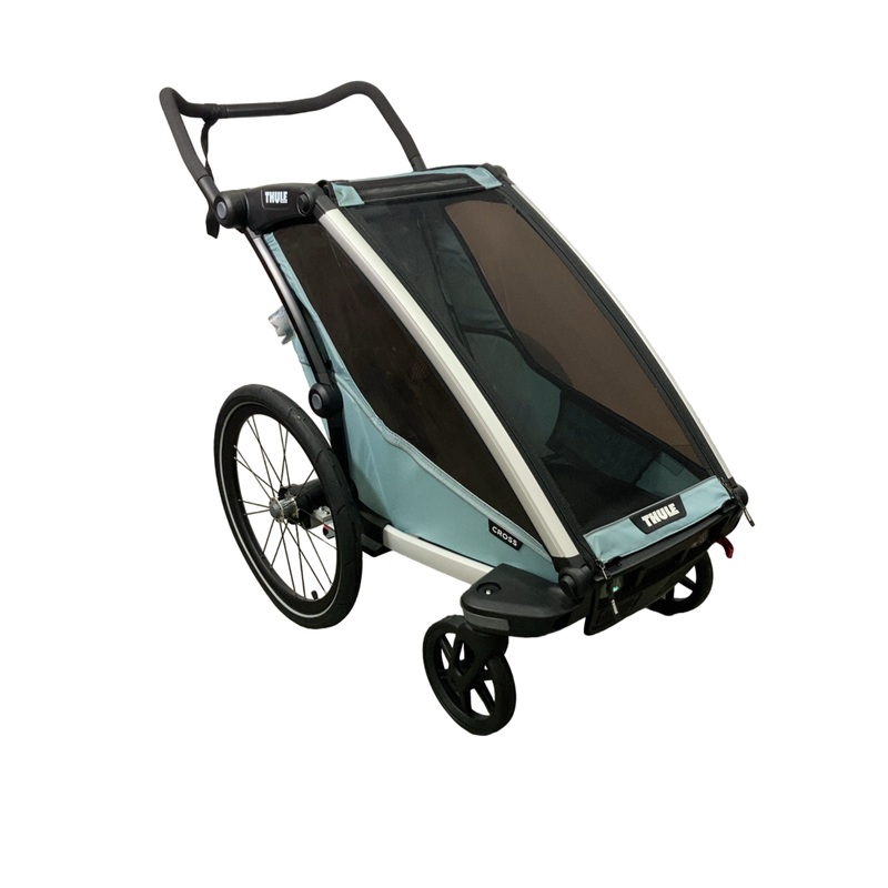 Thule Chariot Cross Bike Trailer Stroller 1 Seat, 2021, Alaska Blue