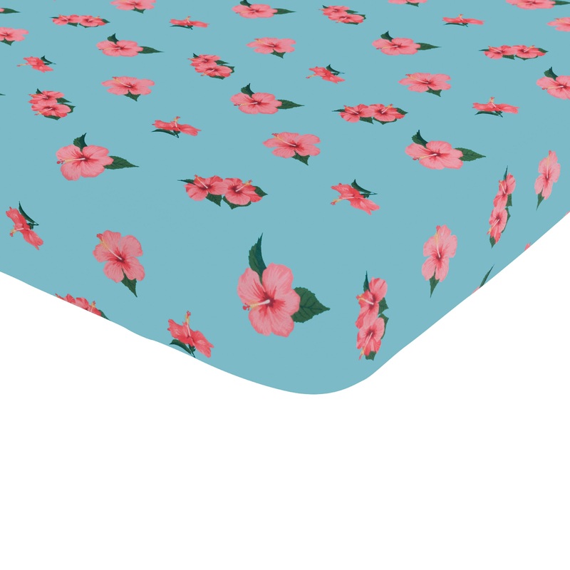 Twin Sheet in Hibiscus
