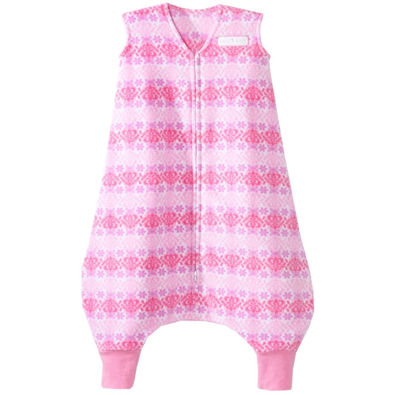 HALO SleepSack Early Walker, Micro-Fleece, Pink Butterfly Ombre, Medium
