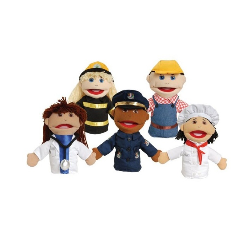Multi-Ethnic Career Puppets
