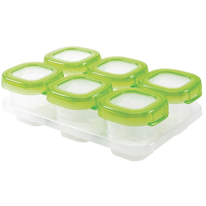 OXO Tot Baby Blocks Freezer Storage Containers, 2 oz – Green