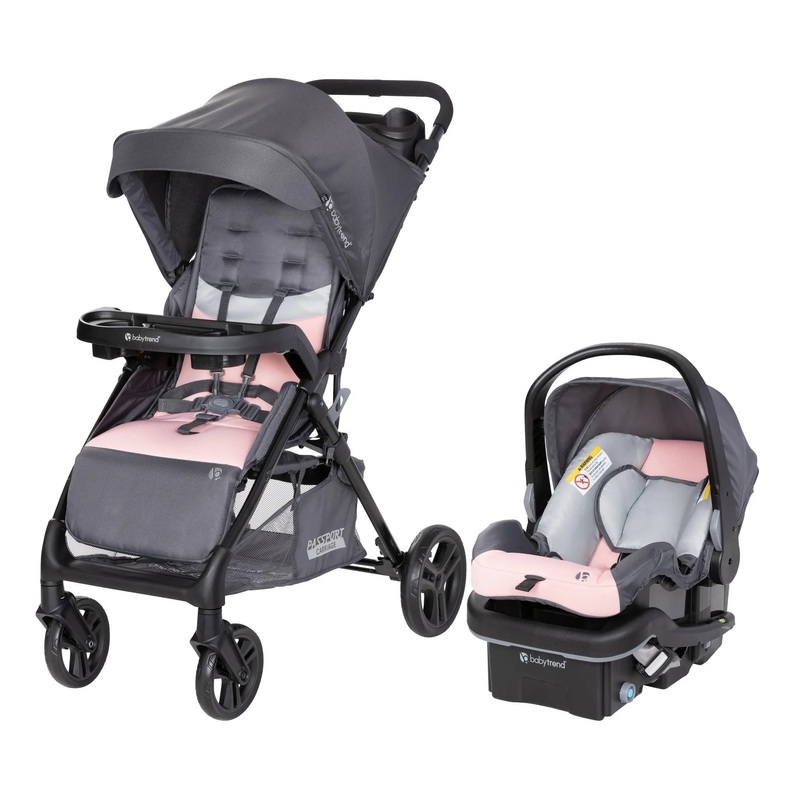 Passport Bassinet Travel System with EZ-Lift PLUS Car Seat- Dash Pink (See Description)