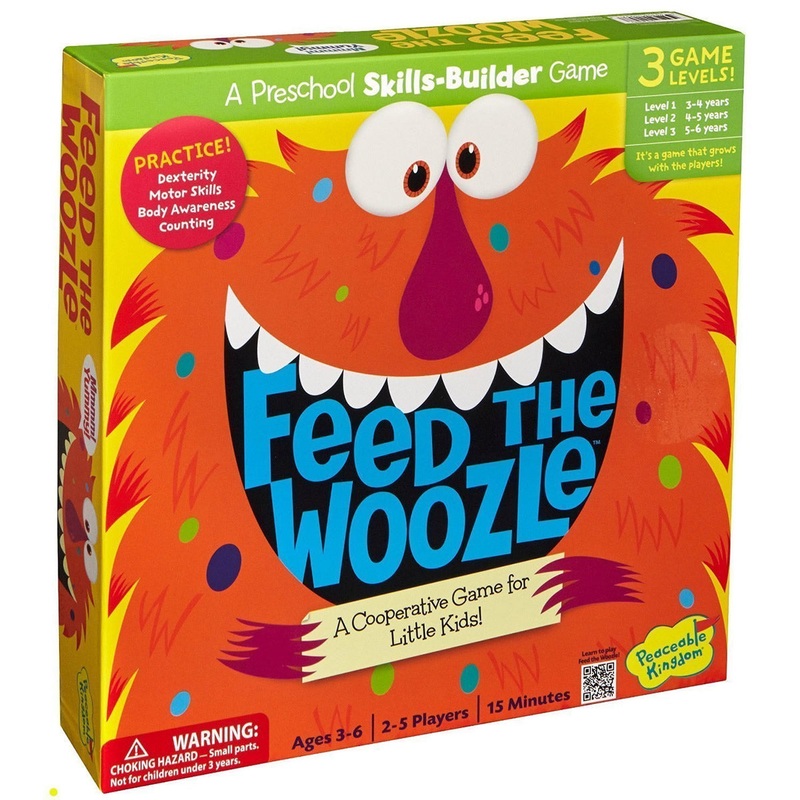 Peaceable Kingdom Feed the Woozle Game