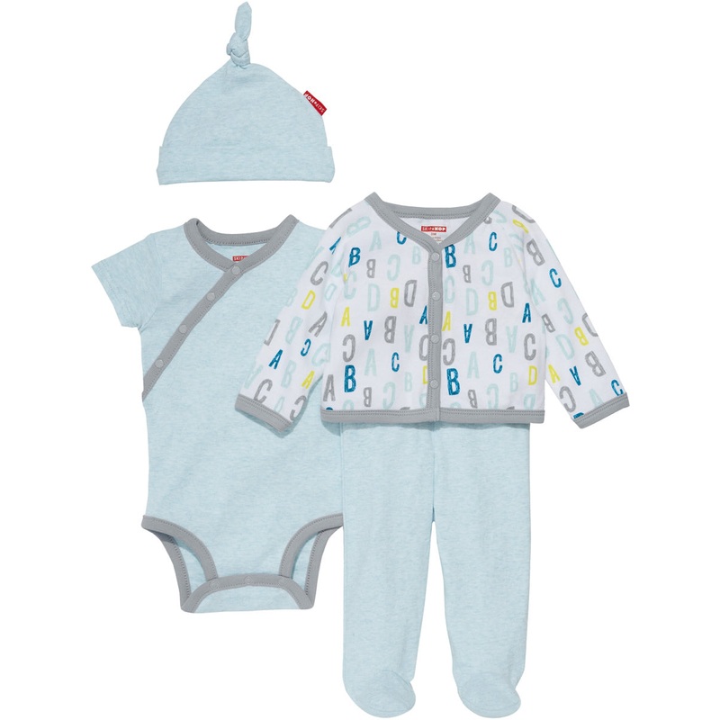 Skip Hop ABC-123 Welcome Home 4-Piece Set – Blue (3 Months)