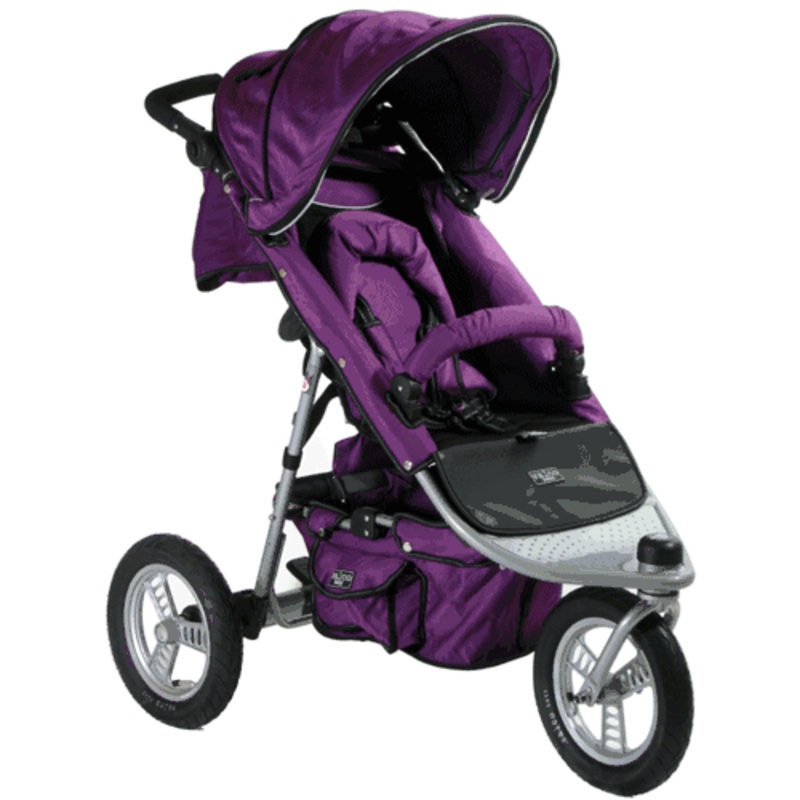 Valco Runabout Tri Mode Single Jogging Stroller in Purple