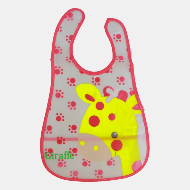 Baby Bib  Yellow Giraffe Design