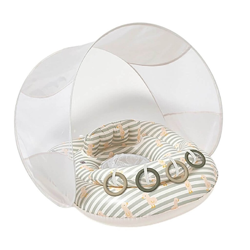 Baby Float – Duck Sage Stripe