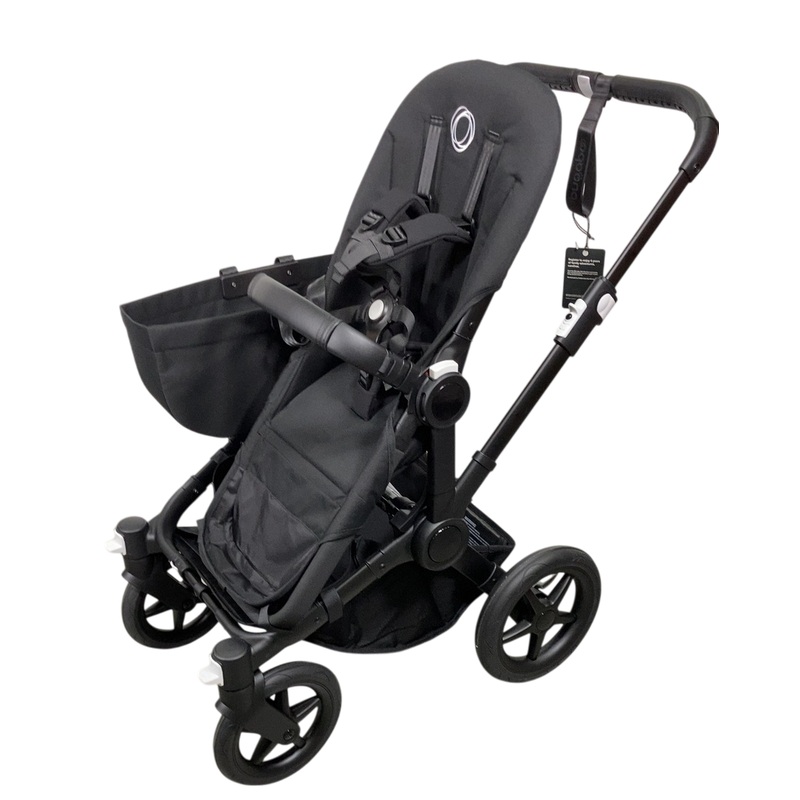 Bugaboo Donkey 5 Mono Stroller, 2024, Black, Black, Midnight Black
