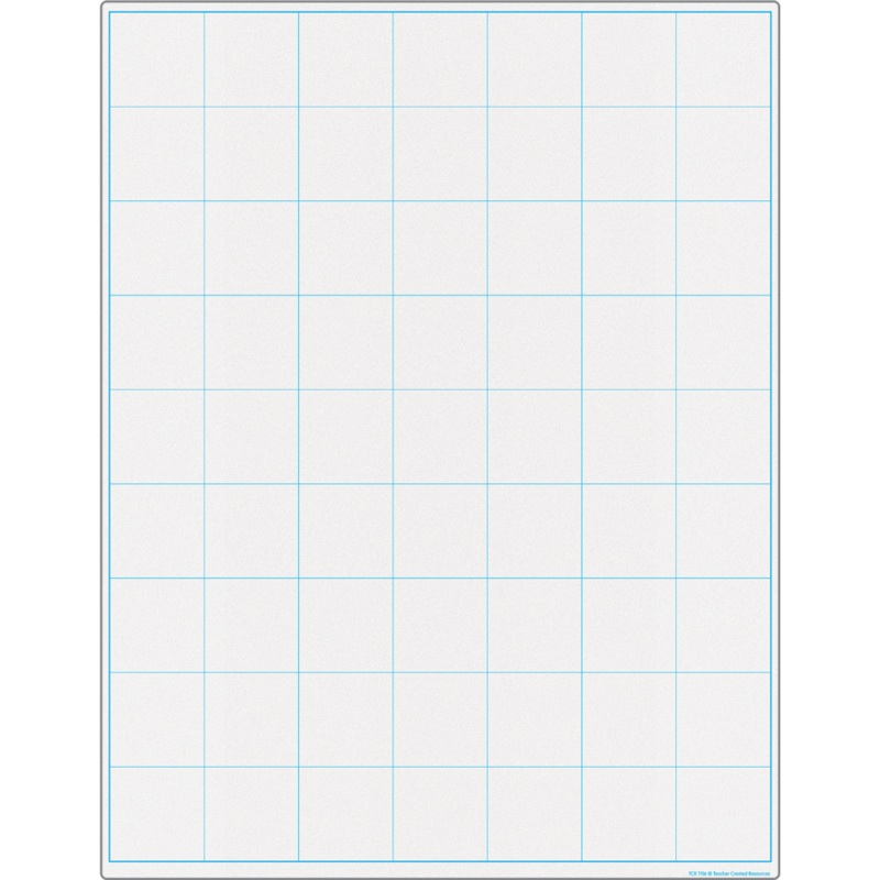 Graphing Grid Large Squares Write-On/Wipe-Off Chart