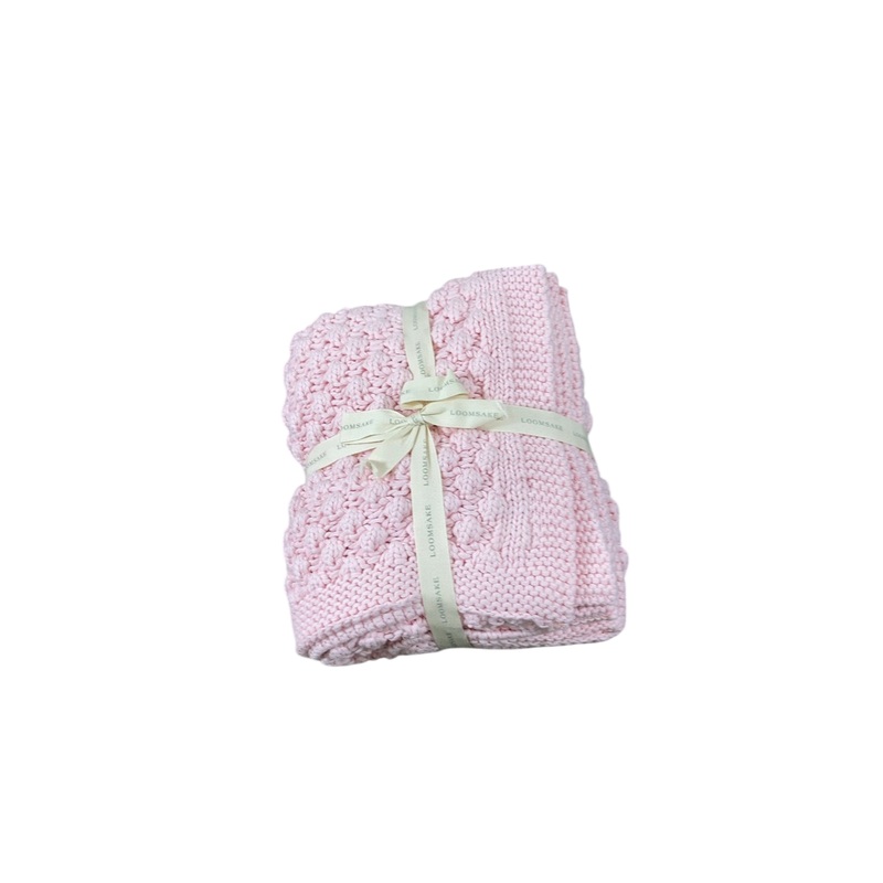 Loomsake Chunky Blanket, Cerise Pink