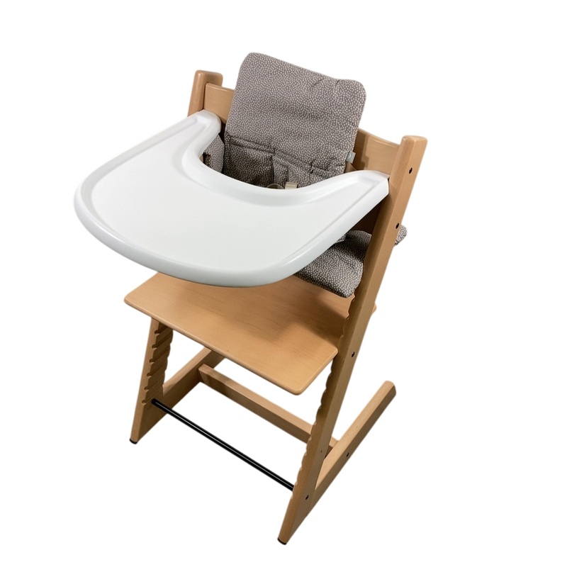 Stokke Tripp Trapp Complete High Chair, Dots Grey, Natural