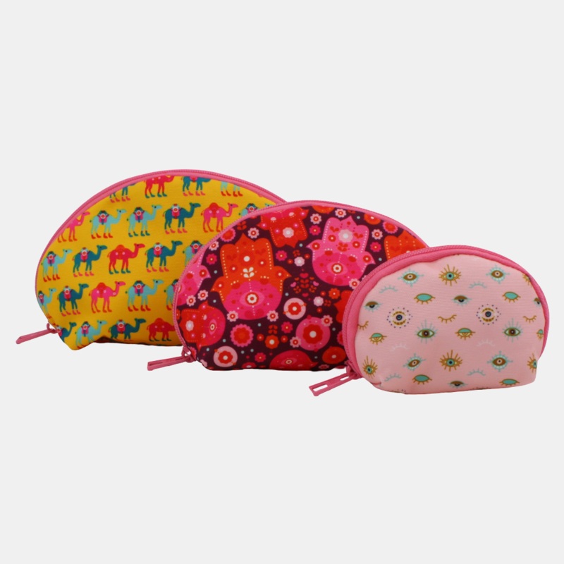 Arabian Nights Make-Up Round Bags