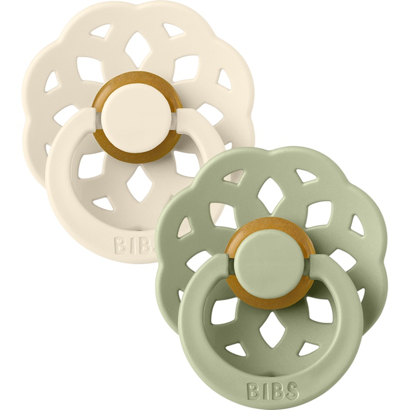 BIBS Boheme 2-Pack | Ivory/Sage