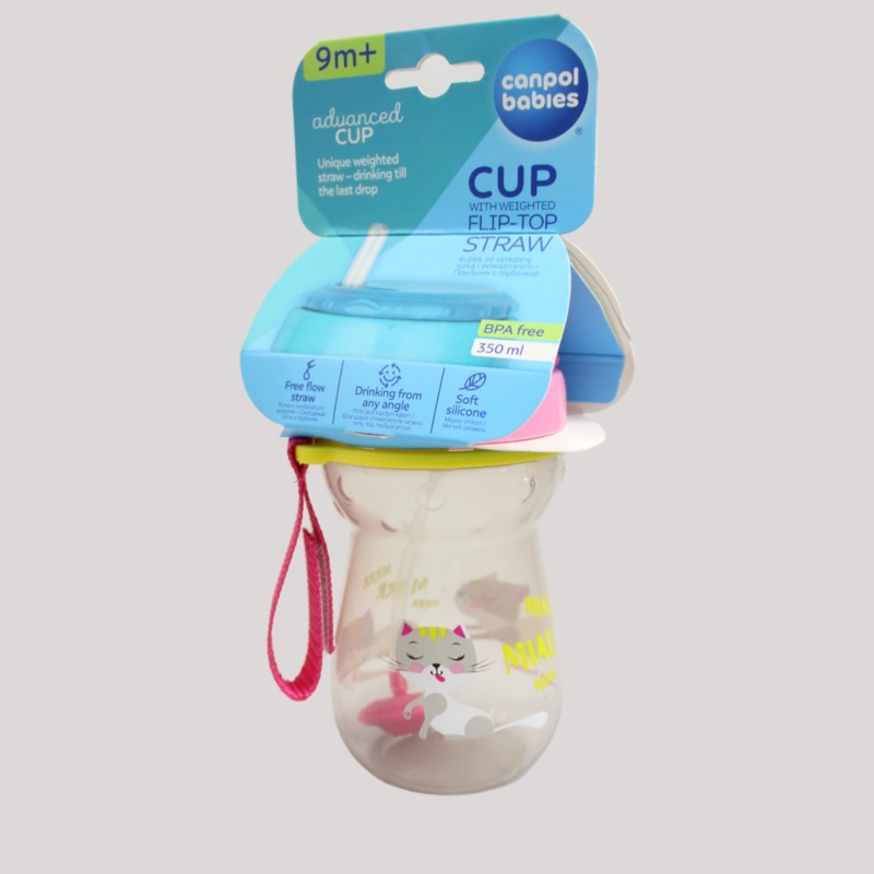 Canpol Babies Folding Straw Cup – 9+ Months