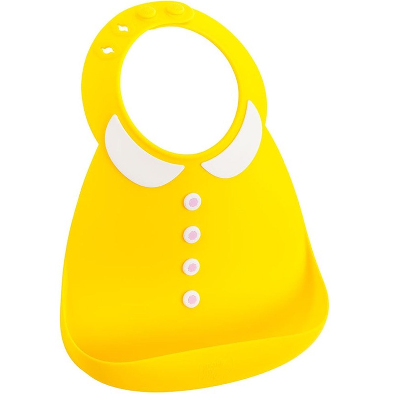 Make My Day Baby Bib – Peter Pan Yellow