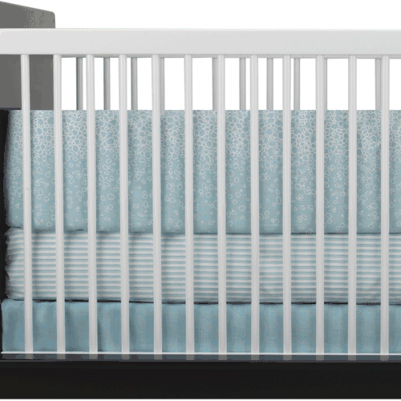 Oilo Crib Sheet in Aqua