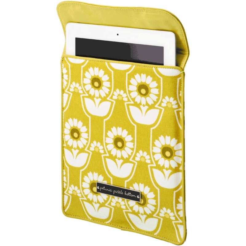 Petunia Pickle Bottom Stowaway iPad Sleeve in Sunlit Stockholm