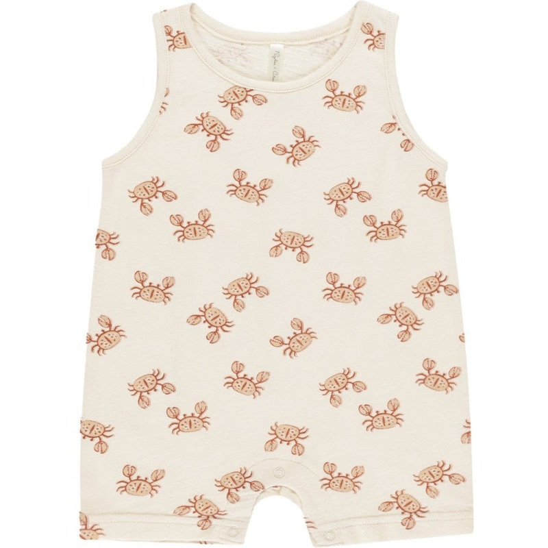 Rylee + Cru Sleeveless One-Piece || Crabs