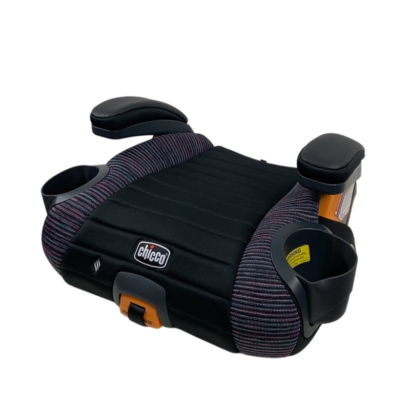 Chicco GoFit ClearTex Backless Booster Car Seat, Confetti, Plus, 2024