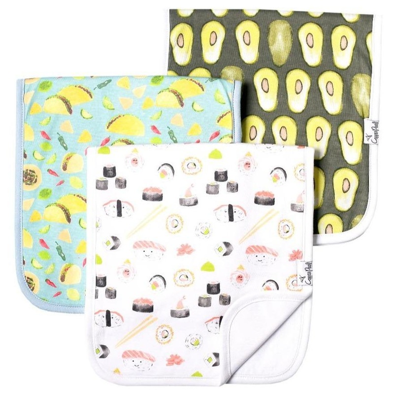 Copper Pearl Premium Burp Cloths | Baja