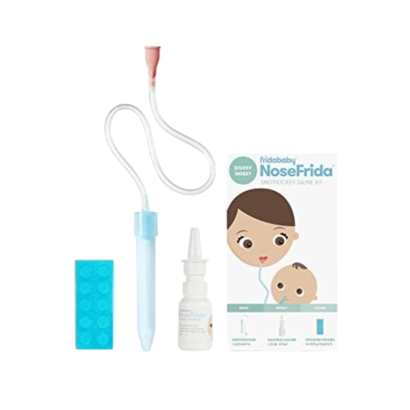 FridaBaby Nasal Aspirator Nosefrida The Snotsucker Saline Kit
