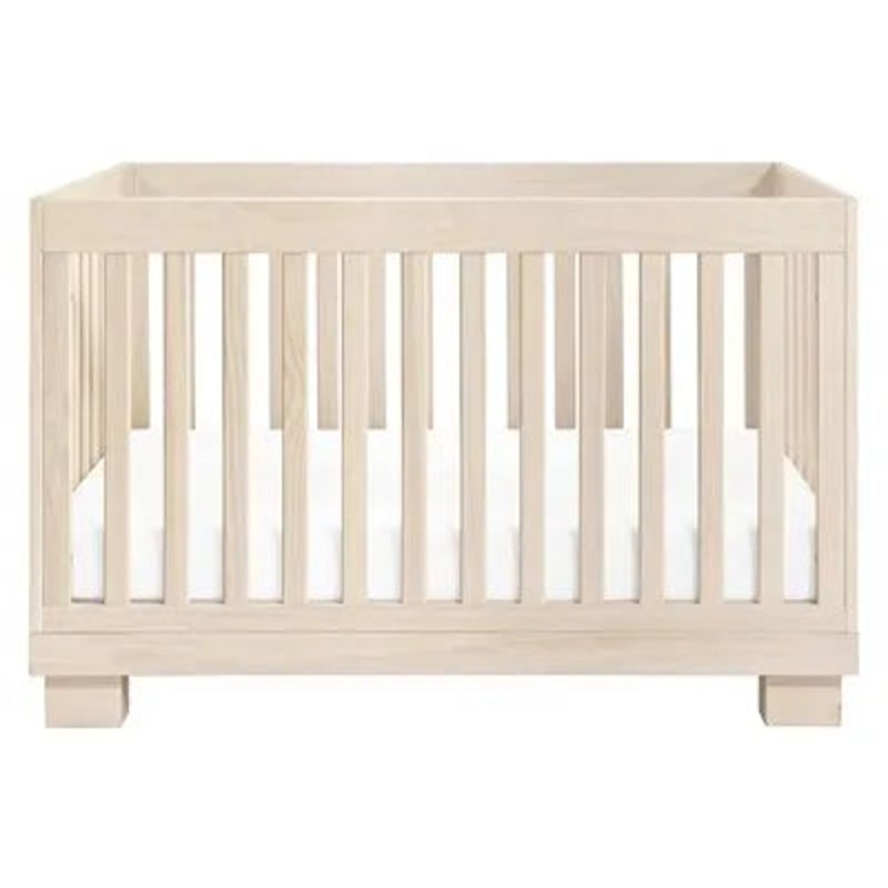 Modo 3-in-1 Convertible Crib with Toddler Rail – Natural