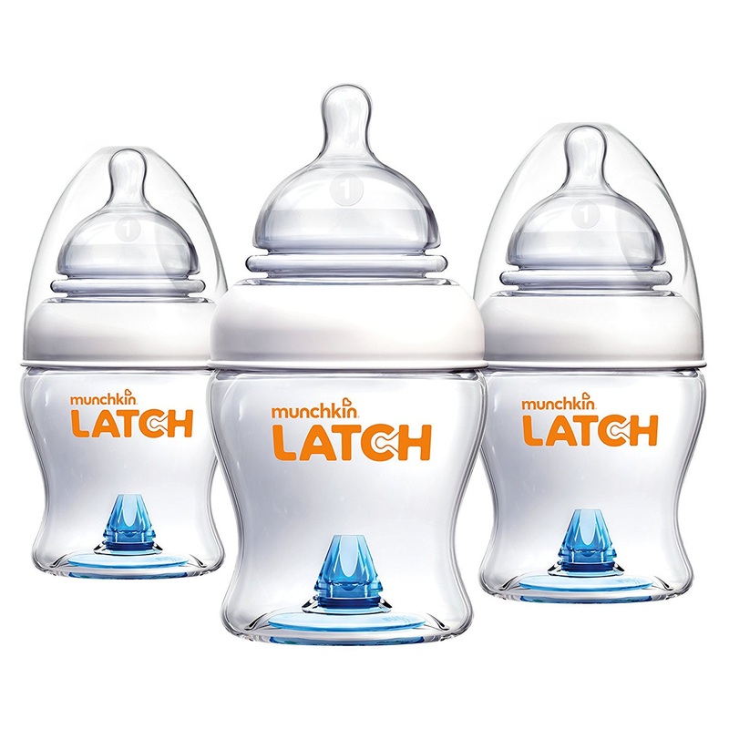 Munchkin LATCH 4 Ounce Baby Bottle Set, 3-Pack