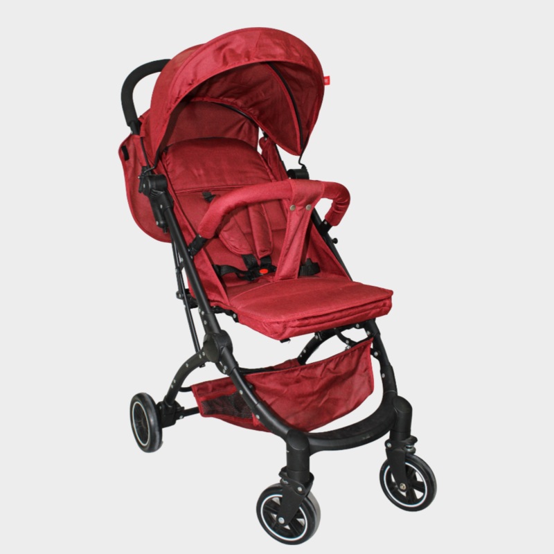 Red Baby Stroller