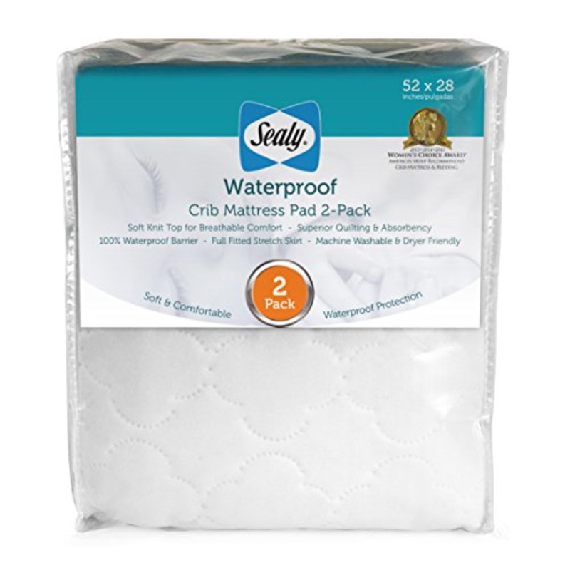 Sealy Waterproof Mattress Pad, 2 Pack