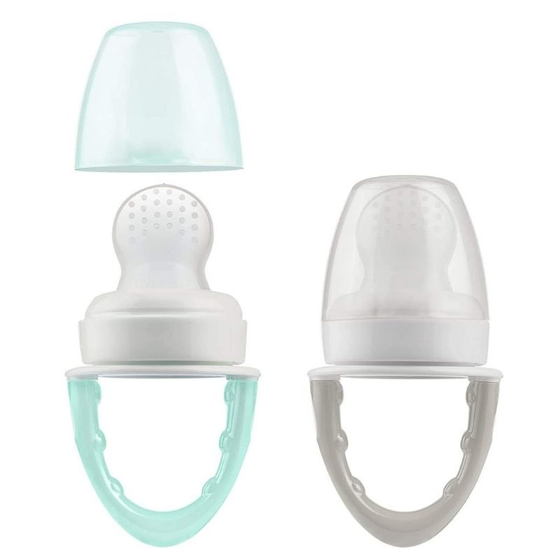 Silicone Feeder – 2 Pack Mint & Grey